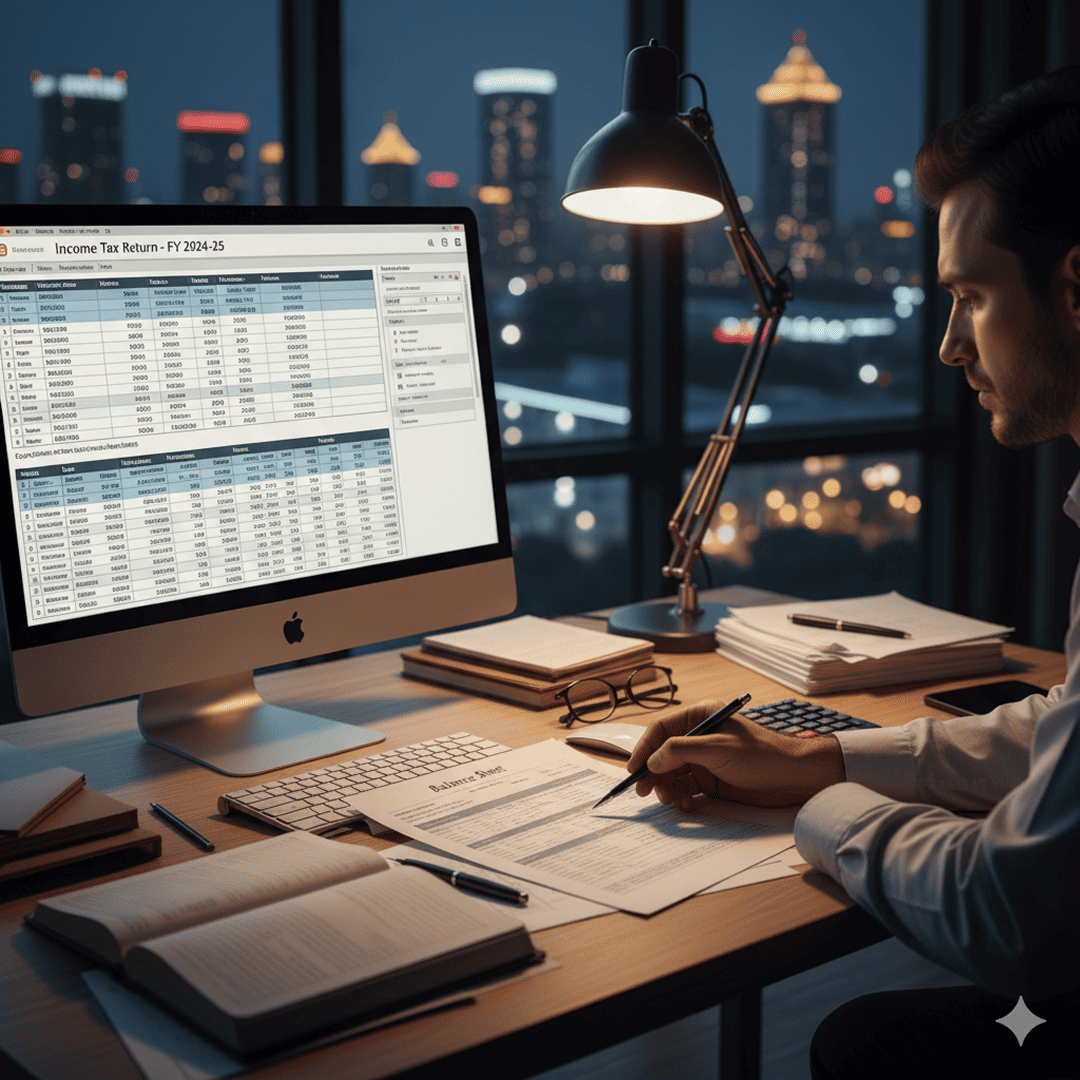 Income Tax With Balance Sheet