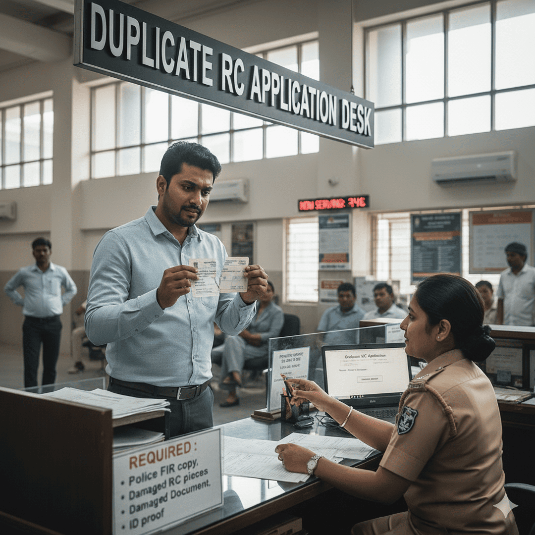 Duplicate RC – In case of loss or damage